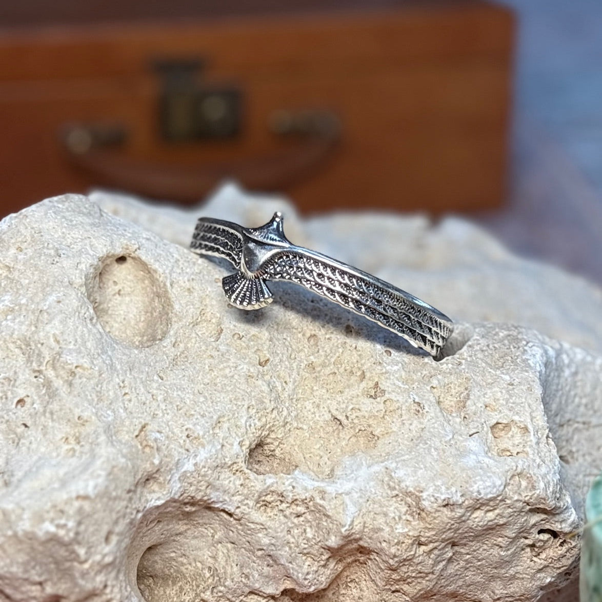 Dainty Flying Eagle Bangle