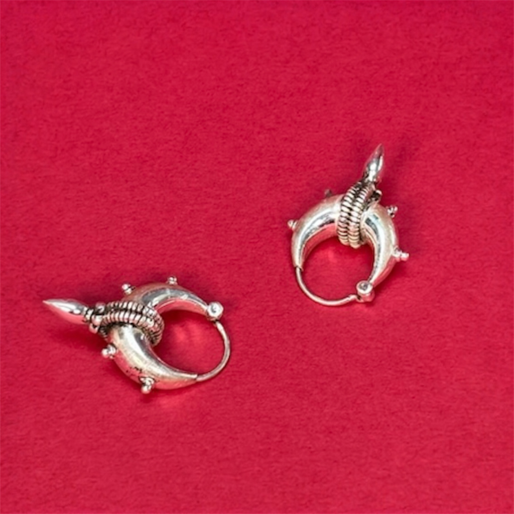 Tribal Warrior Hoop Earrings