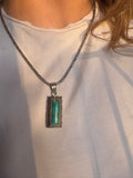 Vintage Mexican Turquoise Pendant